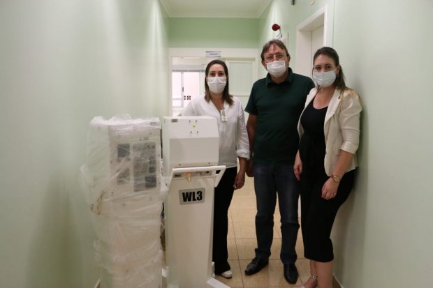 Os respiradores foram entregues nesta quarta-feira (10). – Foto: Patr&iacute;cia Bertollo, Prefeitura de Maravilha/Divulga&ccedil;&atilde;o/ND