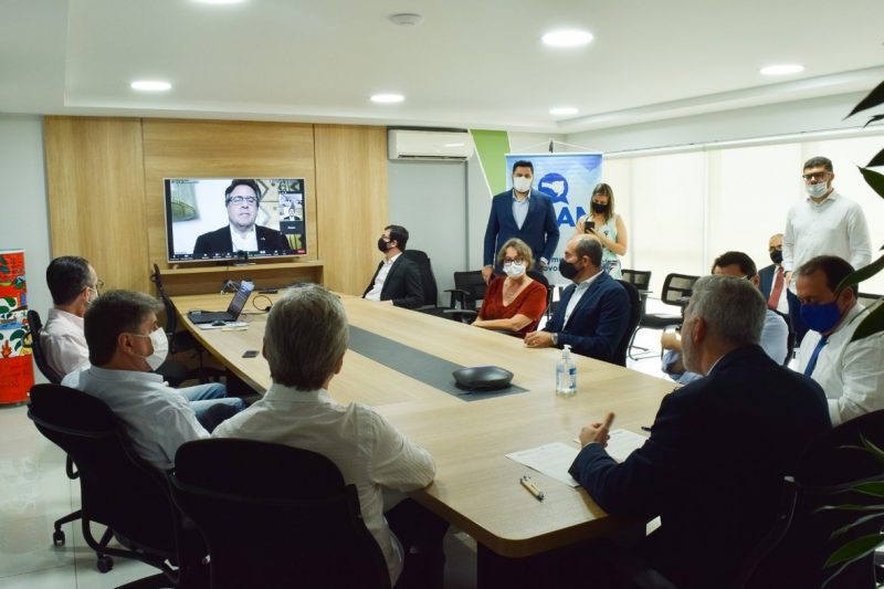 Reunião virtual foi realizada nesta quinta-feira – Foto: Gustavo Brome/Fecam