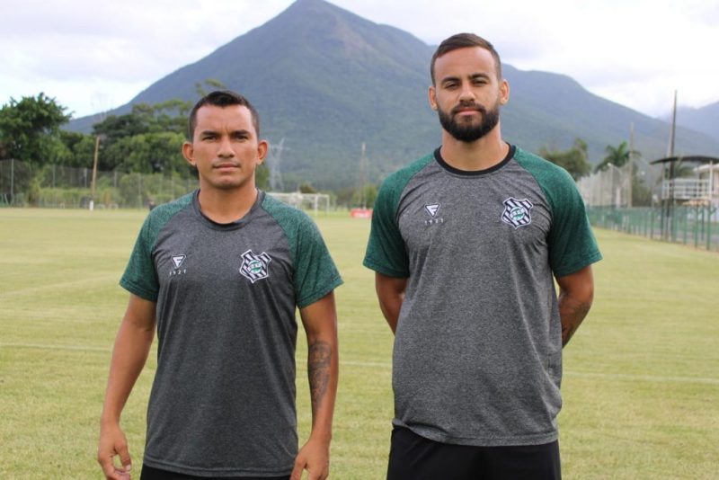 Marlon, meia e Felipe Greg&oacute;rio, zagueiro; dupla que trabalhou com Jorginho no Juventus – Foto: Patrick Floriani/FFC/divulga&ccedil;&atilde;o