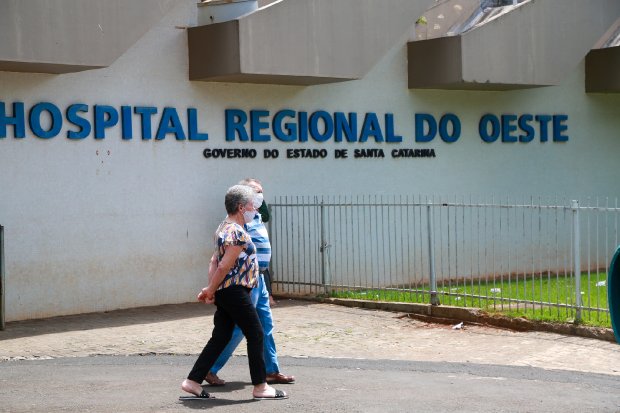 Hospital Regional do Oeste, em Chapecó