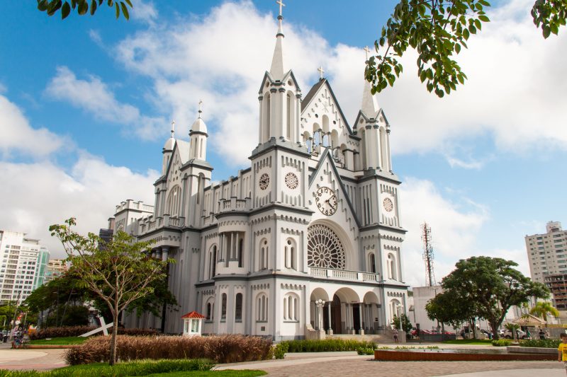 Igreja Matriz de Itaja&iacute;. – Foto: Bruno Golembiewski/ND
