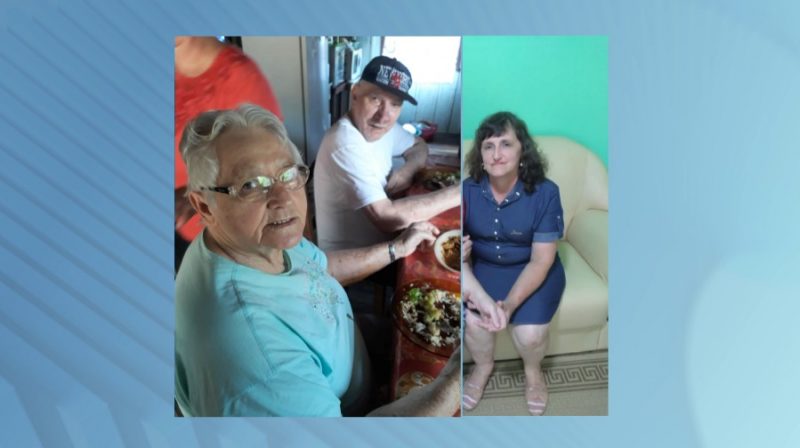 Evanir (&agrave; direita) tentou salvar os pais (&agrave; esquerda), mas os tr&ecirc;s morreram – Foto: Reprodu&ccedil;&atilde;o/Arquivo pessoal