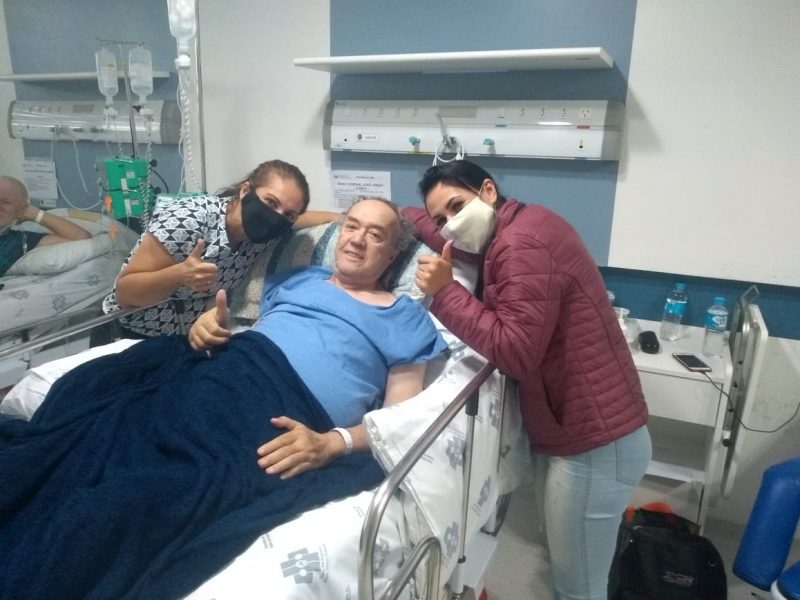 Lourinho acordou após ouvir bailão e mensagens da família – Foto: Arquivo pessoal/ND
