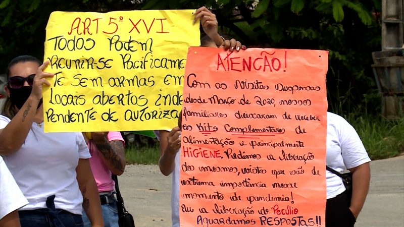 Familiares pedem melhores condições para os internos do presídio de Itajaí &#8211; Foto: Arquivo/ND