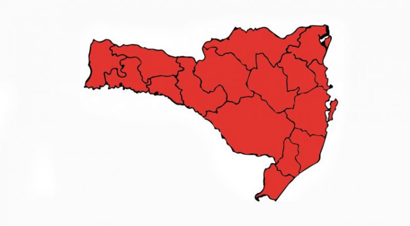 Santa Catarina est&aacute; com todas as regi&otilde;es em n&iacute;vel grav&iacute;ssimo para Covid-19 – Foto: Divulga&ccedil;&atilde;o/ND