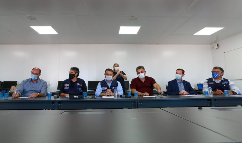 Segundo Jo&atilde;o Rodrigues, prefeito de Chapec&oacute;, o governo do Estado agiu r&aacute;pido no apoio ao Oeste – Foto: Divulga&ccedil;&atilde;o/Secom/ND