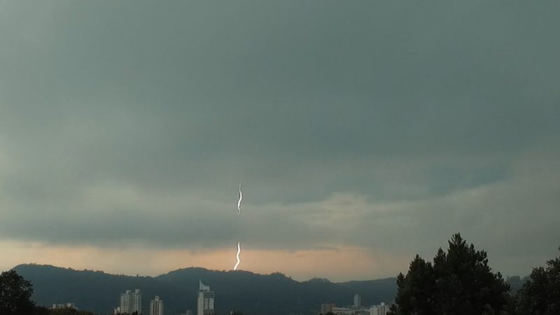 Vista do Morro da Cruz, em Itajaí. – Foto: NDTV