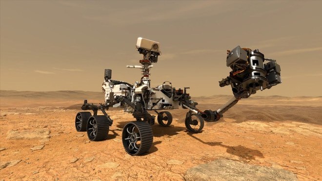 Robô em Marte &#8211; Foto: Nasa/Reprodução