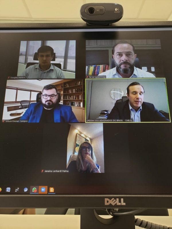 MP e OAB discutiram atua&ccedil;&atilde;o conjunta em videoconfer&ecirc;ncia nesta quarta-feira (17) – Foto: Reprodu&ccedil;&atilde;o/ND