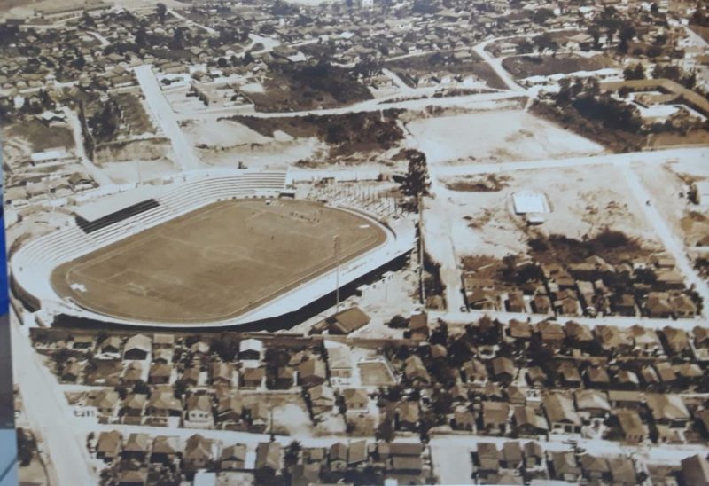 Scarpelli, vista a&eacute;rea de 1979. Crise e planos mirabolantes.&nbsp; – Foto: (Scarpelli 55/Reprodu&ccedil;&atilde;o/ND)