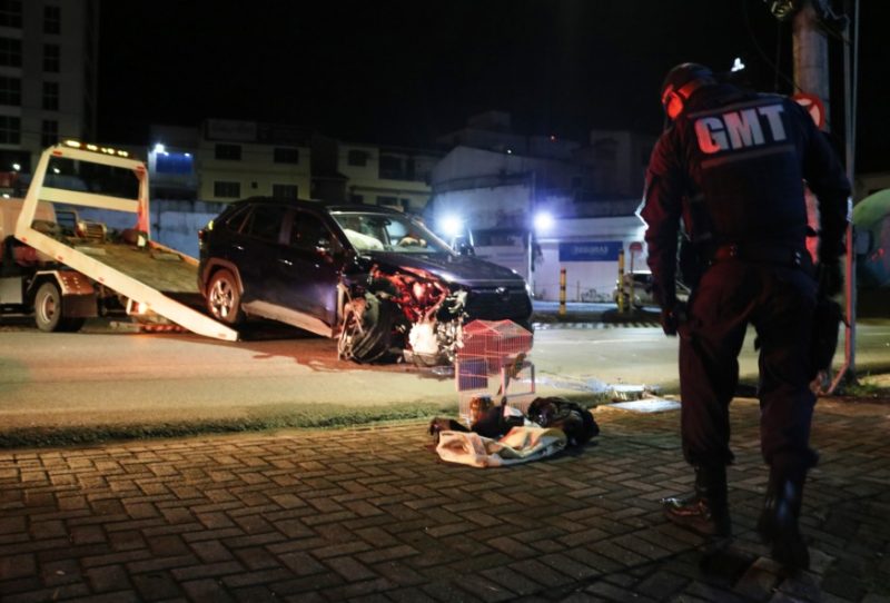Padre bebe al&eacute;m de conta e se envolve em acidente em Blumenau – Foto: Jefferson Santos / Mesorregional / Divulga&ccedil;&atilde;o