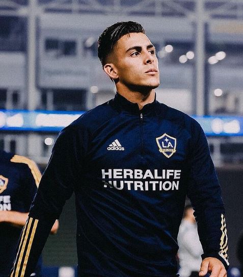 Pavón jogando pelo LA Galaxy