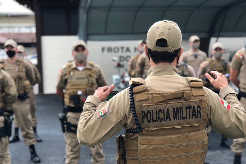 Blumenau recebe 12 novos policiais para fiscalizar decreto contra a Covid-19 – Foto: Gabriela Milanezi / NDTV Blumenau