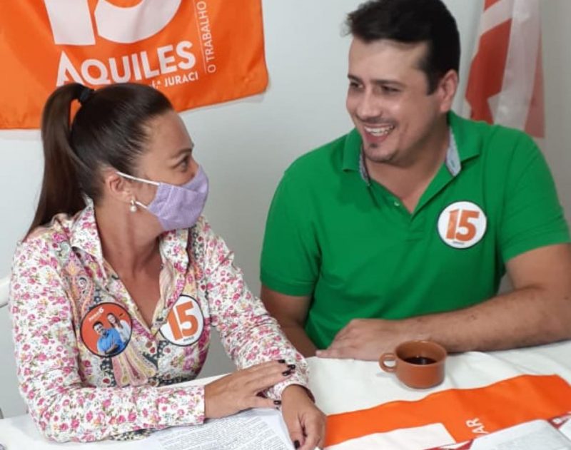 Chapa Aquiles e Maria Juraci foi eleita em 2020 com&nbsp;6.359 votos – Foto: Reprodu&ccedil;&atilde;o/Facebook