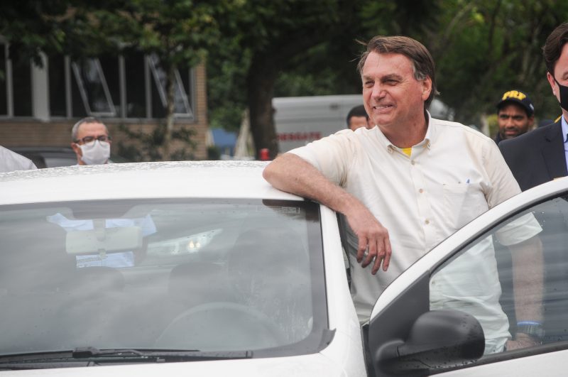 O Presidente Jair Bolsonaro (sem partido) esteve em Florianópolis recentemente; liberação dos insumos foi publicada no DOU desta segunda-feira, em edição extra. – Foto: Leo Munhoz/ND