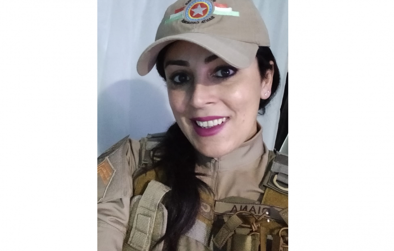 Priscila Diana &eacute; a primeira mulher trans da PM de Santa Catarina – Foto: Arquivo pessoal/ND