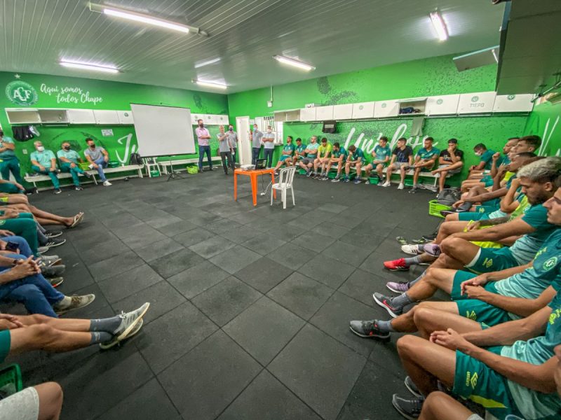 Chapecoense deu in&iacute;cio aos preparativos para o ano de 2021. Na tarde desta quarta-feira (10). – Foto: M&aacute;rcio Cunha/ACF/ND