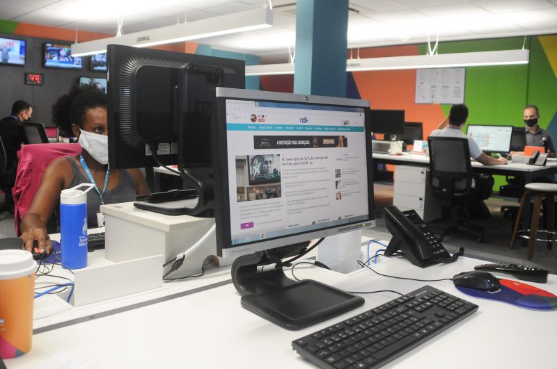 Certificado pelo IVC, o portal de not&iacute;cias do Grupo ND celebra 22,5 milh&otilde;es de pageviews e assume a lideran&ccedil;a entre os catarinenses – Foto: Leo Munhoz/ND