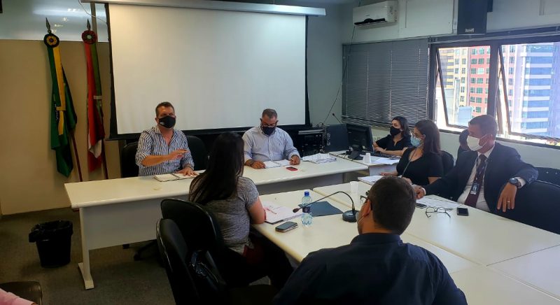 Encontrou reuniu governo estadual, empresa respons&aacute;vel pelo Samu e sindicatos – Foto: SES/Divulga&ccedil;&atilde;o