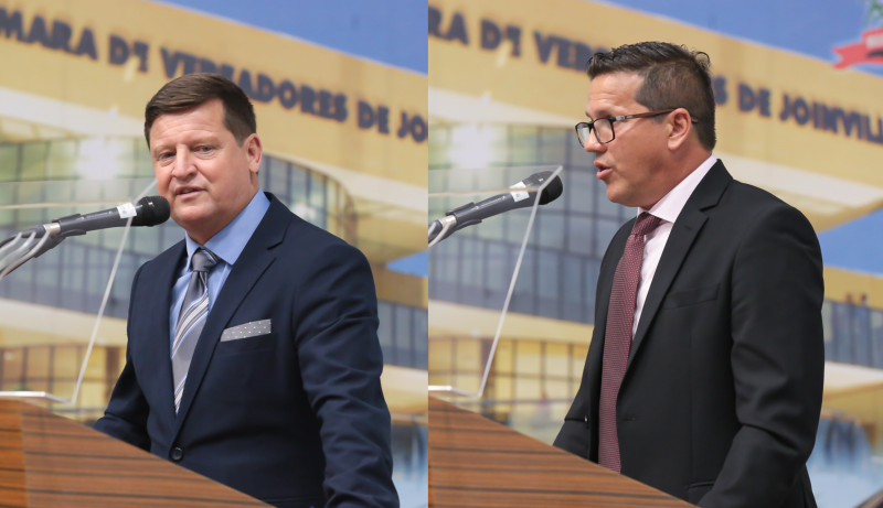 Sidney Sabel e Osmar Vicente podem perder mandato – Foto: Mauro Schliek/CVJ