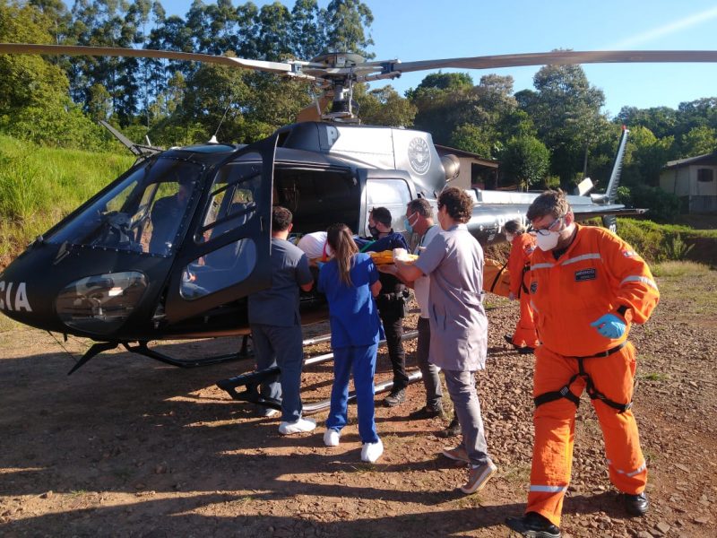 Acidente ocorreu na tarde deste domingo (21). – Foto: SAER/Divulgação/ND