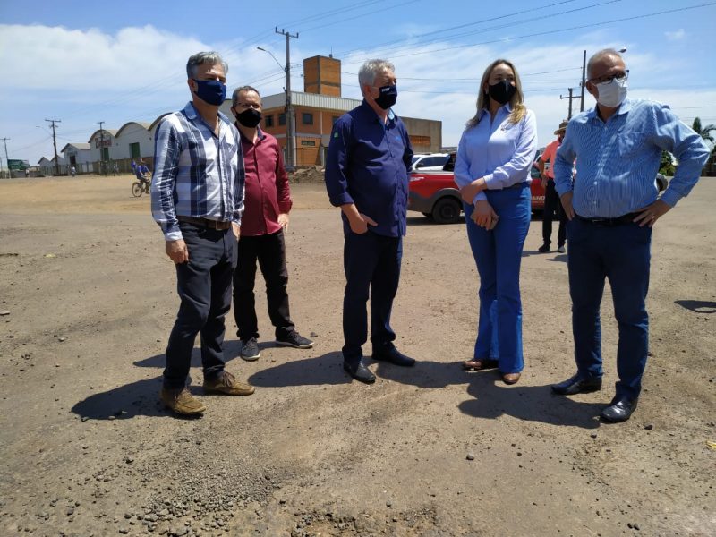 Vice-governadora de SC, Daniela, esteve na BR-282 realizando vistoria junto com a prefeitura e o DNIT.