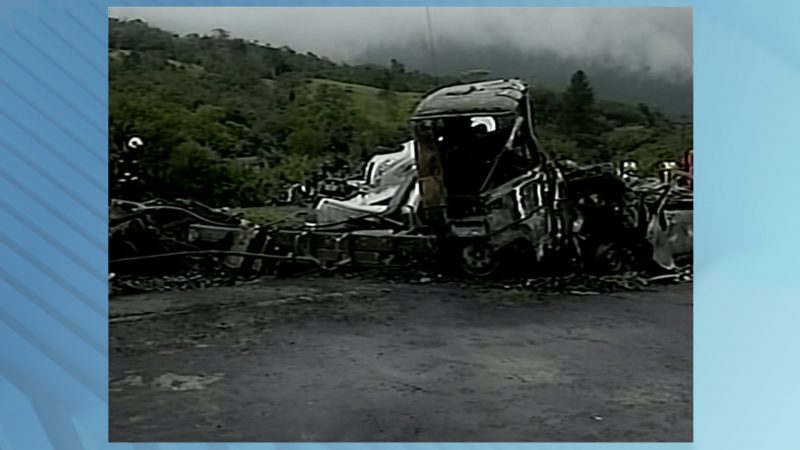 Acidente em 2012 matou sete pessoas no mesmo trecho da Serra – Foto: Arquivo/NDTV