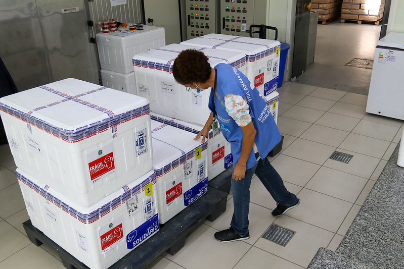 Distribui&ccedil;&atilde;o das vacinas segue at&eacute; quinta-feira (4) – Foto: Mauricio Vieira/Secom