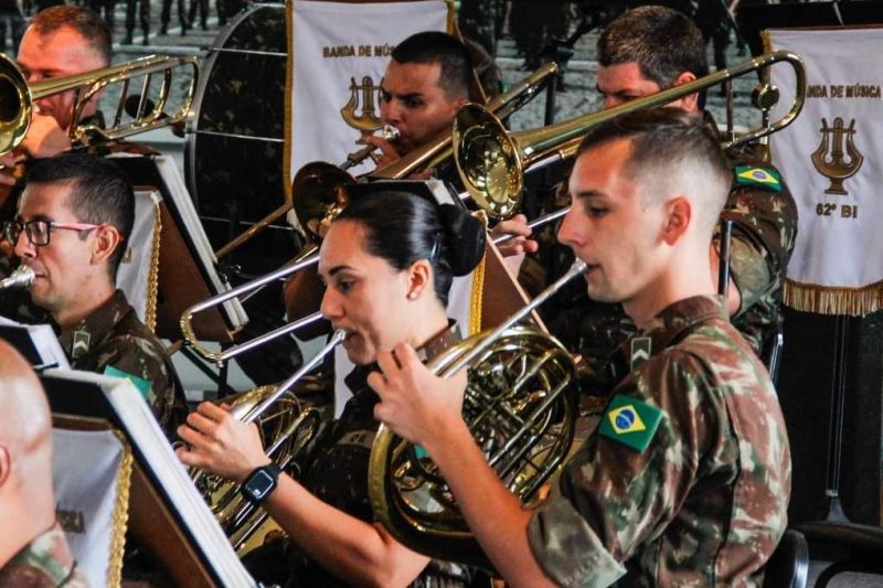 62º Batalhão de Infantaria realiza conserto para homenagear Joinville – Foto: Divulgação/ND