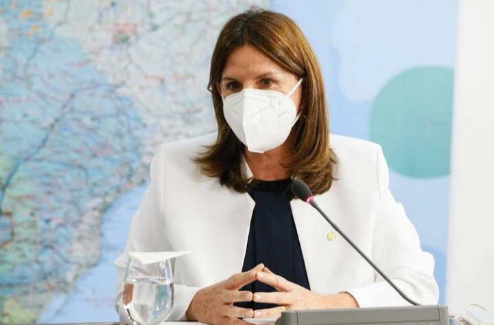 A nova comandante da Secretaria de Saúde de Santa Catarina, Carmen Zanotto, do Cidadania/ ela deixa o cargo de deputada feral para assumir o cargo – Foto: Reprodução/ND
