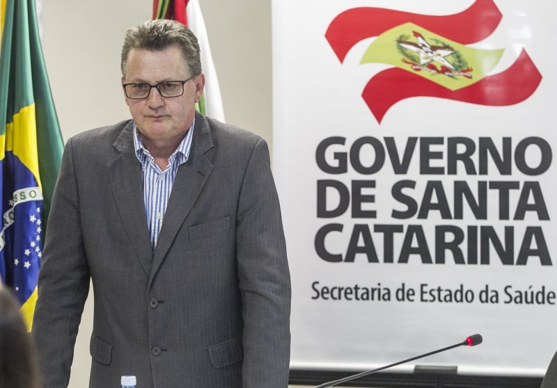 Acélio Casagrande, atual Secretário Municipal de Saúde de Criciúma foi Secretário de Estado da Saúde no Governo de Eduardo Moreira – Foto: SECOM Gov SC.