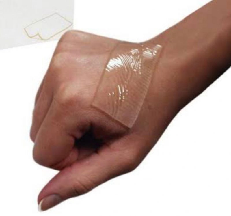 Outra indica&ccedil;&atilde;o &eacute; aplica&ccedil;&atilde;o dispositivos (como pensos de silicone) imediatamente antes da coloca&ccedil;&atilde;o da m&aacute;scara.