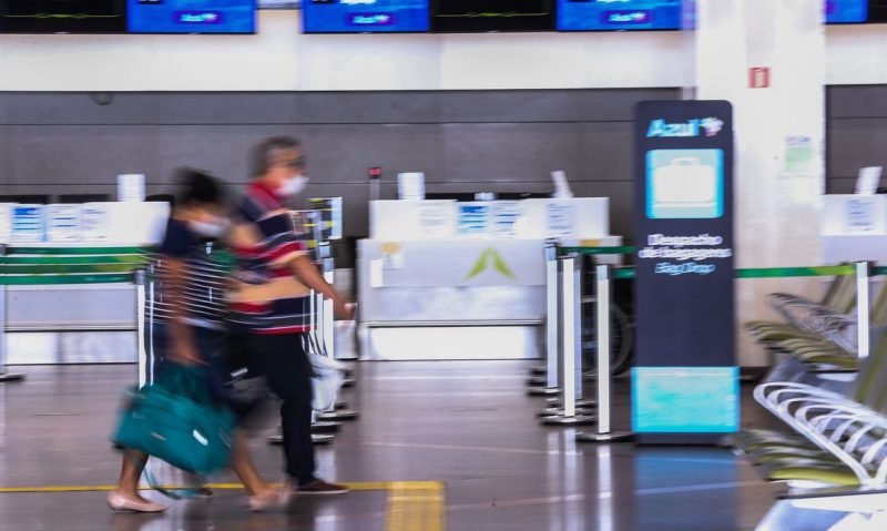 Aeroporto Internacional Juscelino Kubitschek, terceiro maior aeroporto do Brasil com pouca movimentação de passageiros