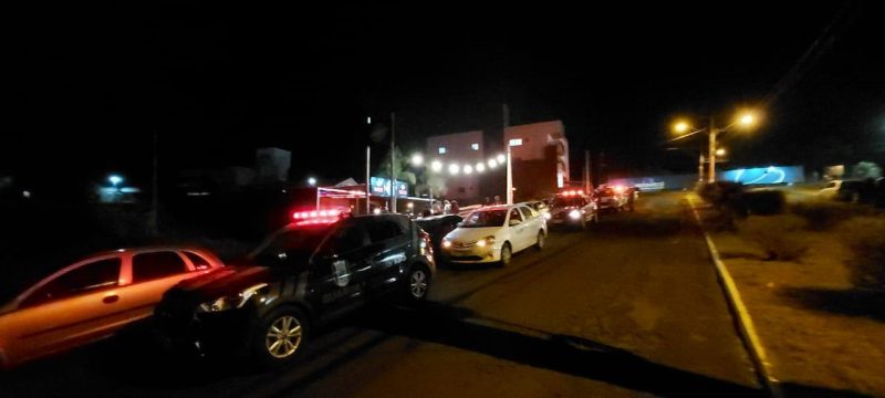 Um estabelecimento localizado nas proximidades da Unochapec&oacute; estava em pleno funcionamento com cerca de 60 pessoas no local&nbsp;– Foto: Prefeitura de Chapec&oacute;/ND