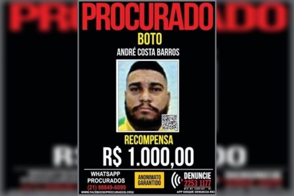 Bandido despista a polícia ao realizar harmonização facial – Foto: Divulgação Disque-Denúncia