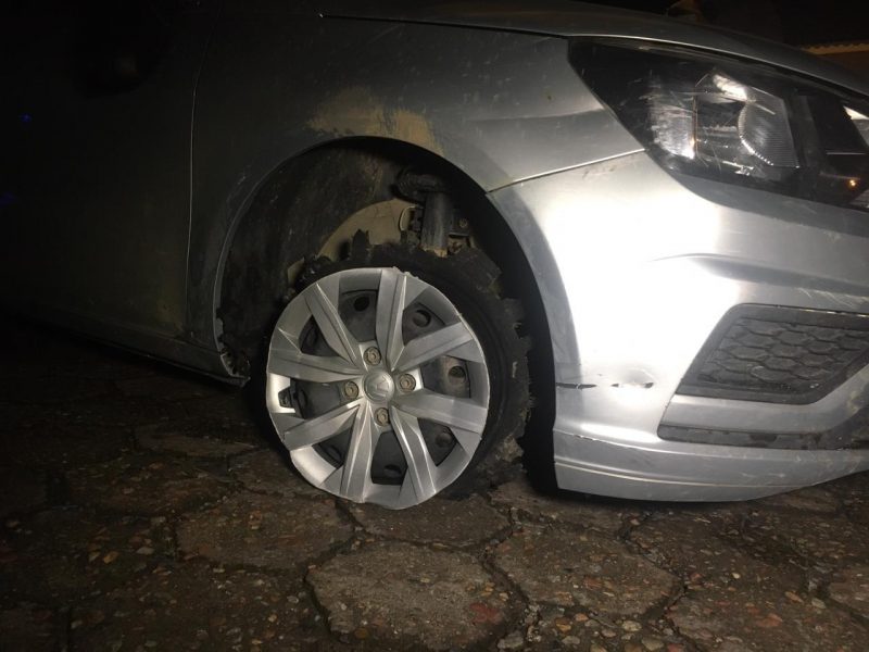 Motorista atropelou ciclista e fugiu, mas foi abordado e preso pela PMRv – Foto: Ricardo Alves/NDTV