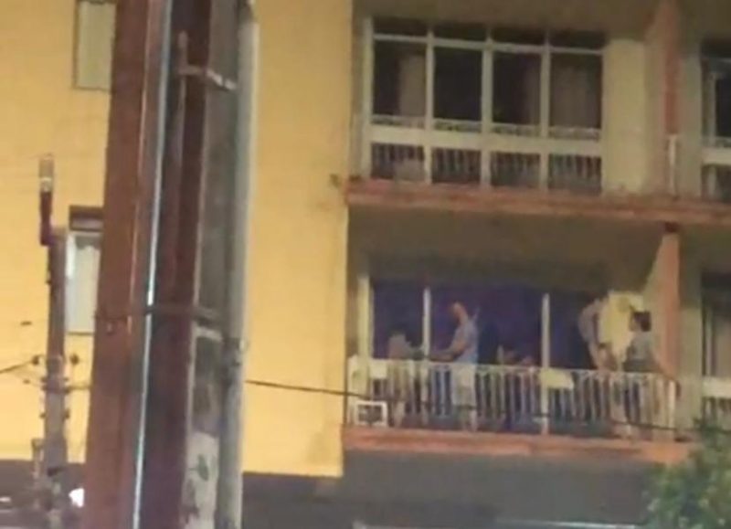 Aglomeração foi encerrada na noite de quinta-feira, em Chapecó, no Oeste – Foto: Reprodução/Internet/ND