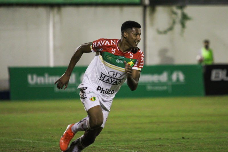 Garcez marcou o primeiro gol da Vitória do Brusque – Foto: Lucas Gabriel Cardoso/Brusque FC