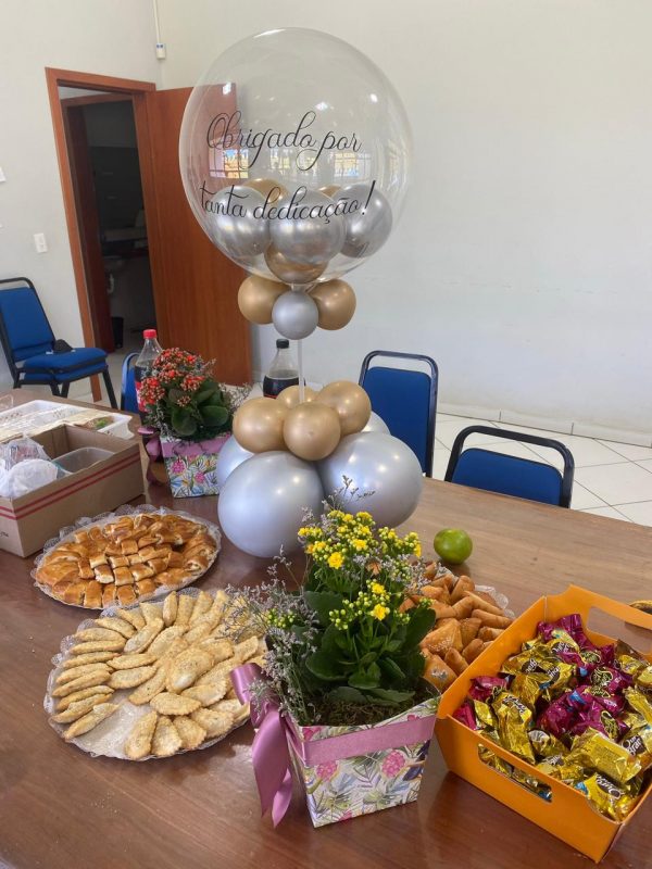 Caf&eacute; da manh&atilde; homenageou os profissionais da sa&uacute;de – Foto: Prefeitura de Chapec&oacute;/ND