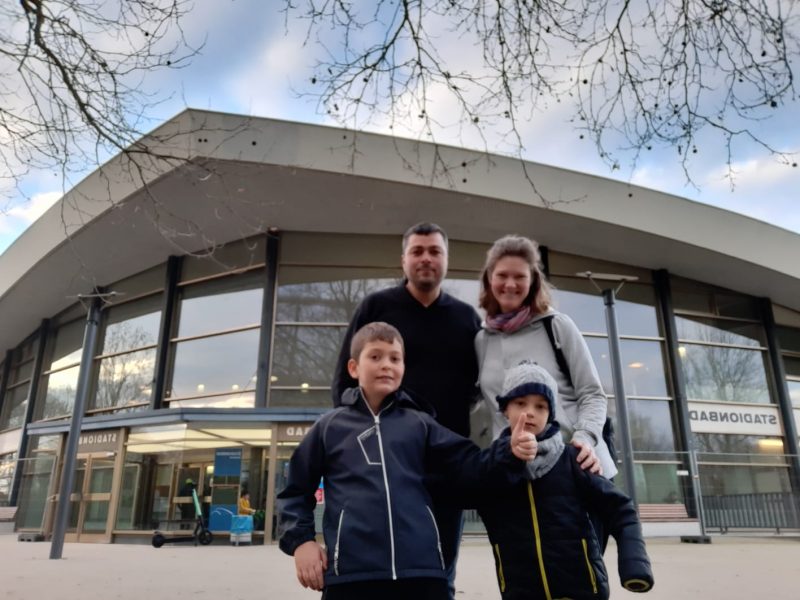 Fam&iacute;lia Hinrichs: Marcelo, J&uacute;lia com os filhos Ernesto e Benjamim – Foto: Arquivo pessoal/Divulga&ccedil;&atilde;o ND