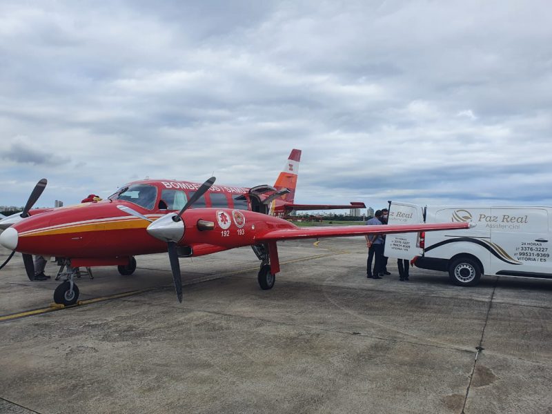O corpo chega a SC no fim da tarde desta segunda-feira (8) e segue para Chapec&oacute; na ter&ccedil;a-feira (9). – Foto: CBMSC/Divulga&ccedil;&atilde;o/ND