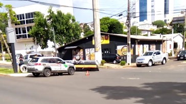 Acidente aconteceu na tarde desta terça-feira – Foto: Reprodução/ND