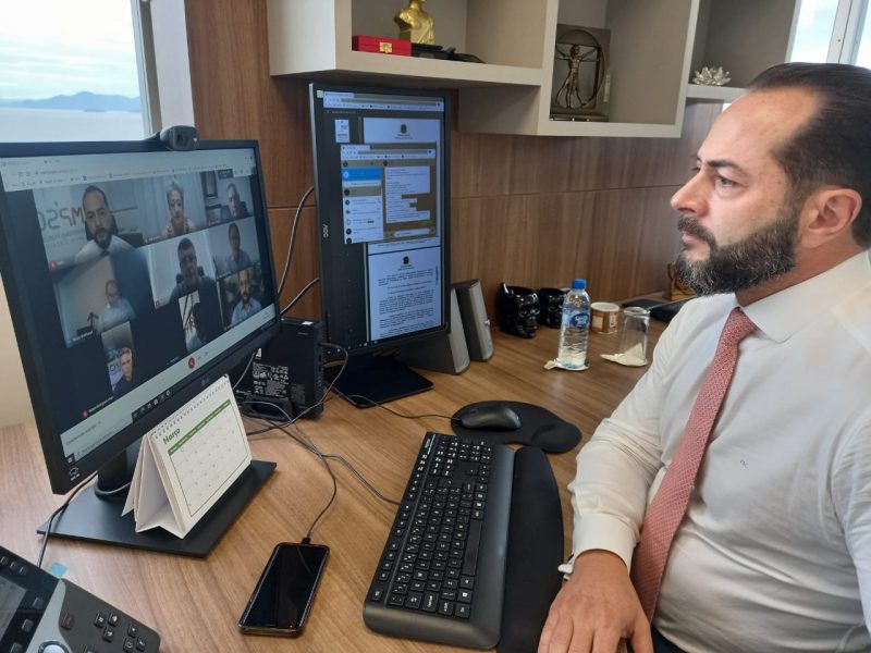 Fernando Comin, procurador-geral de Justiça, fez apelo aos empresários – Foto: Divulgação/MPSC/ND
