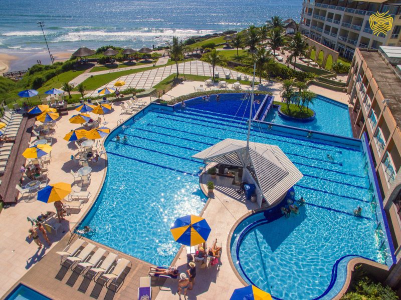 Resort reúne trilhas ecológicas, esportes, aventuras, SPA, nove piscinas, seis restaurantes de alta gastronomia, complexo esportivo, serviços de praia, entre outras estruturas – Foto: Divulgação/ND