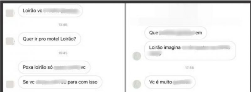 Mensagens eram enviadas no direct do Instagram – Foto: Polícia Civil/ND