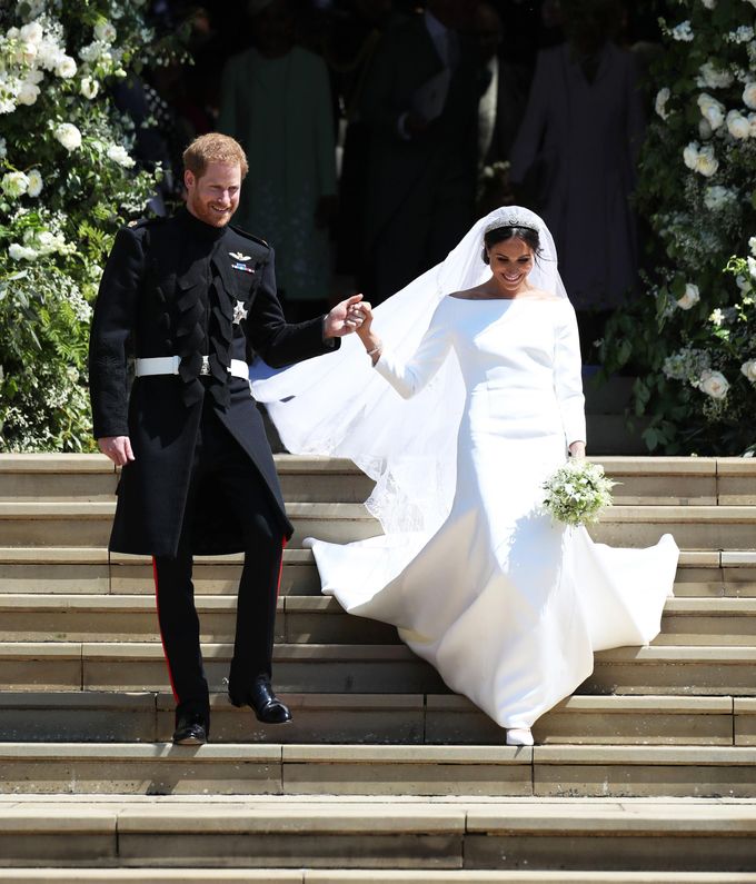 Meghan Markle e Harry em seu casamento – Foto: Divulgação