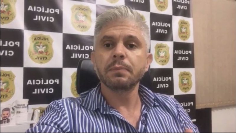 Delegado Egídio Ferrari deixa a DIC de Blumenau – Foto: Reprodução/Redes Sociais
