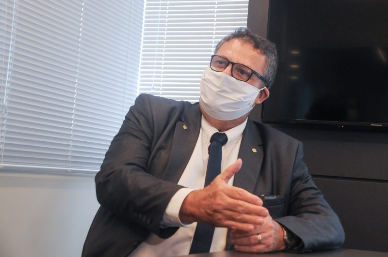 Deputado federal Coronel Armando est&aacute; internado com Covid-19 em Joinville – Foto: Leo Munhoz/ ND