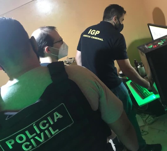 Delegado da DPCAMI de Joa&ccedil;aba, Deyvid Tranche Lima, coordenou a opera&ccedil;&atilde;o – Foto: Pol&iacute;cia Civil/Divulga&ccedil;&atilde;o