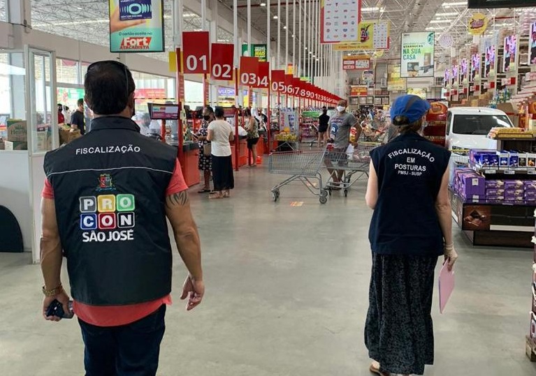 Fiscaliza&ccedil;&atilde;o em S&atilde;o Jos&eacute; durante o fim de semana – Foto: Divulga&ccedil;&atilde;o Secom/PMSJ/ND